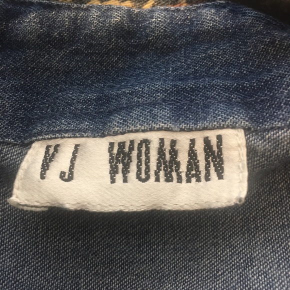 LEOPARD CAT DENIM TOP Jacket Shacket Size 20 but fits like an XL - Picture 13 of 14